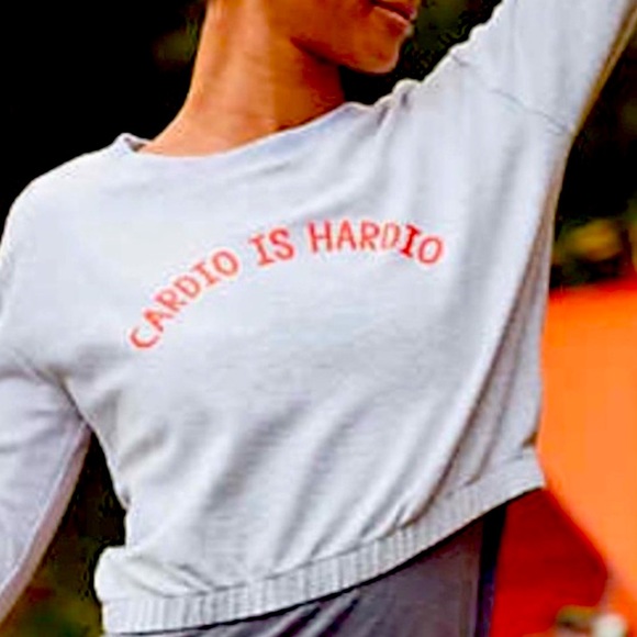 American Eagle Outfitters Sweaters - AERIE CREW NECK CARDIO IS HARDIO